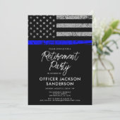 警察退職パーティー法執行官 招待状 (スタンド正面)