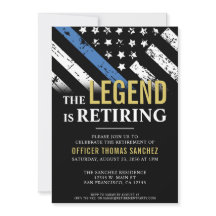 警察退職パーティー法執行官