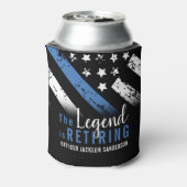 警察退職パーティー法執行官 缶クーラー (缶裏面)