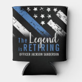 警察退職パーティー法執行官 缶クーラー (正面)