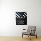 警察退職パーティー法執行歓迎 タペストリー (インサイチュ)