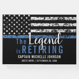 警察退職パーティー退職法の執行 ゲストブック