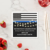 警察退職パーティー スタンダードカクテルナプキン (インサイチュ)