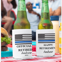 警察退職パーティー 缶クーラー