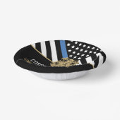 警察退職ブルーライン法執行部 ペーパーボウル (傾斜あり)