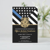 警察退職ブルーライン法執行部 招待状 (スタンド正面)