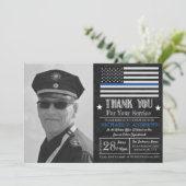 警察退職招待状 招待状 (スタンド正面)