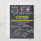 警察退職招待状 招待状 (正面)