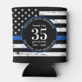 警察退職法執行細い青い線 缶クーラー (裏面)