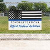 警察退職祝賀会 横断幕 (インサイチュ)