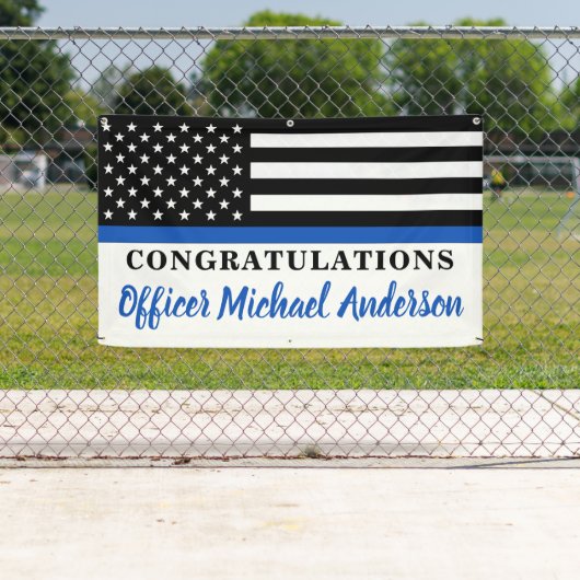 警察退職祝賀会 横断幕 (インサイチュ)