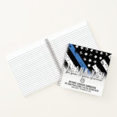 警察退職記念日ブルーラインゲストブック ノートブック (内部)