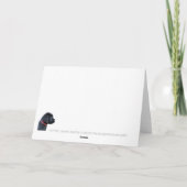 警察退職金ゴールドスクリプトおめでとう カード (裏面)