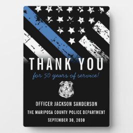 警察退職鑑賞法執行部 フォトプラーク