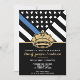 警察退職 シェリフ 法執行機関 招待状