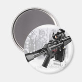 警察銃 マグネット (正面/裏面)
