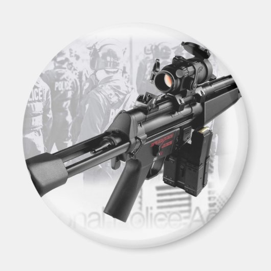 警察銃 マグネット (正面)