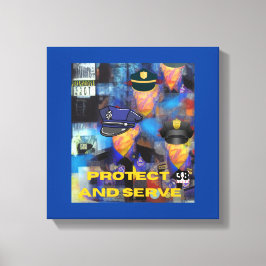 警察鑑賞収集 キャンバスプリント