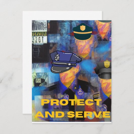 警察鑑賞収集 ノートカード (正面/裏面)