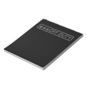 警察陸軍の法執行に最適な非勤務者 ノートパッド (回転)