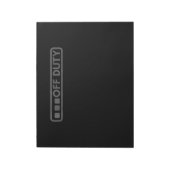 警察陸軍の法執行に最適な非勤務者 ノートパッド (回転)