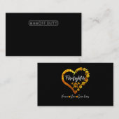 警察陸軍の法執行に最適な非勤務者 予約カード (正面/裏面)