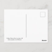 警察電話ボックスLondon UKはがき ポストカード (裏面)