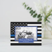 警察青線アメリカ国旗ありがとう シーズンポストカード (スタンド正面)