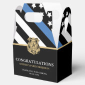 警察青色旗卒業祝い フェイバーボックス (オープン)