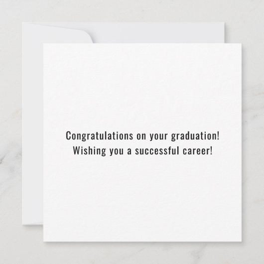 警察青色旗卒業 カード (裏面)