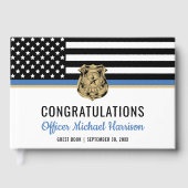 警察青色旗卒業 ゲストブック (正面)