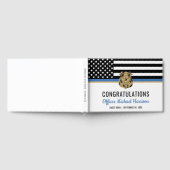 警察青色旗卒業 ゲストブック (全面)