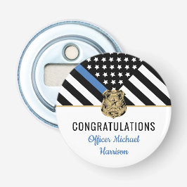 警察青色旗卒業 栓抜き