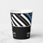 警察青色旗卒業 紙コップ (左)