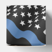 警察青色線おめでとう退職パーティー フェイバーボックス (上部)