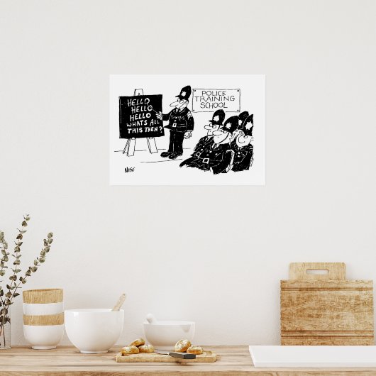 警察養成所 ポスター (キッチン)