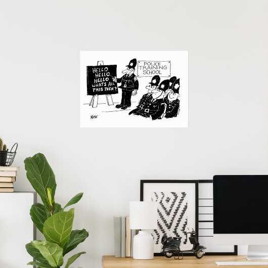 警察養成所 ポスター (ホームオフィス)