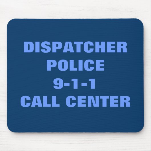 警察9-1-1 マウスパッド (正面)