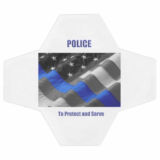 警察 サッカーボール (フラット)