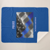 警察 シェルパブランケット (正面(横))