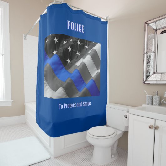 警察 シャワーカーテン (インサイチュ)