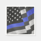 警察 スタンダードカクテルナプキン (正面)