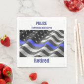 警察 スタンダードランチョンナプキン (インサイチュ)