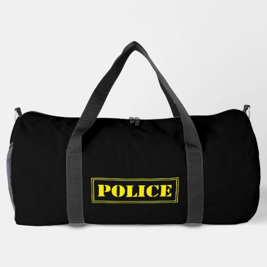 警察 ダッフルバッグ (裏面)
