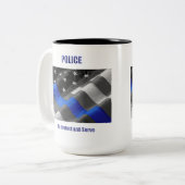 警察 ツートーンマグカップ (正面左)