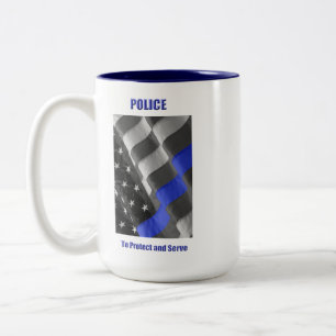 警察 ツートーンマグカップ