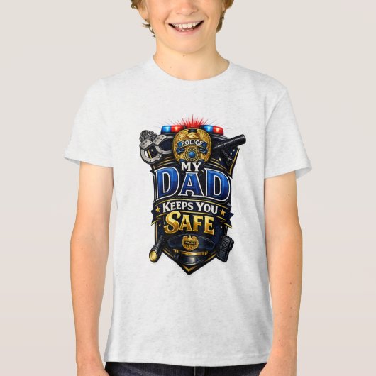 警察 トライブレンドTシャツ (正面)