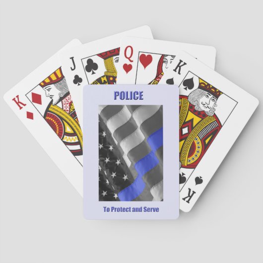 警察 トランプ (裏面)
