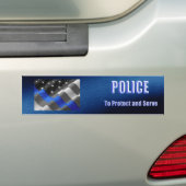警察 バンパーステッカー (車上)