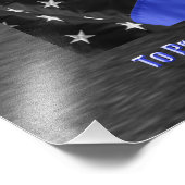 警察 フォトプリント            (角)